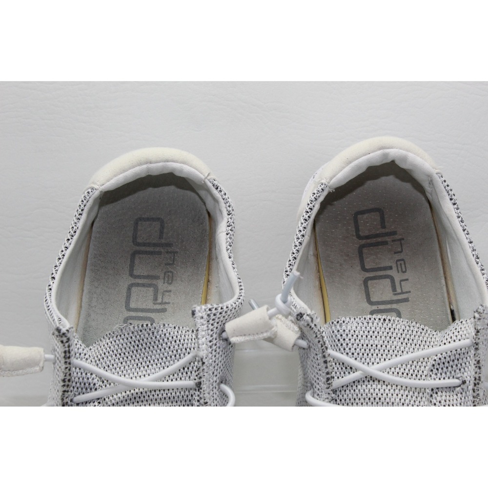 Hey Dude Wendy Sox Stone White Speckled Slip On Loafers Shoes Womens 8 121410705 - Picture 7 of 8